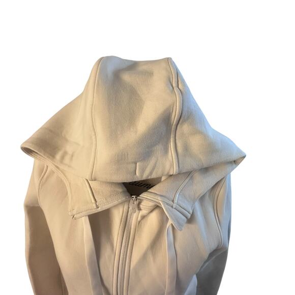 NWOT Lululemon Long Horizons Hoodie Neutral Cream, Full Zip $168 Sz 4 Minimalist - Picture 8 of 11